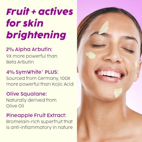 PLIX Pineapple Depigmentation Face Cream (50g) | Alpha Arbutin & SymWhite® PLUS Dark Spot Corrector
