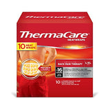 ThermaCare X/XL Heat Wraps for Neck & Back Pain - 10 Count Portable Patches