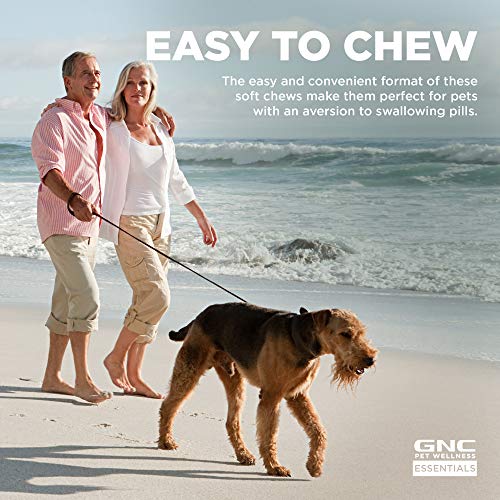 GNC Pets Essentials Dog Multivitamin Soft Chews with Salmon Oil, 60 Count