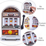 BigOtters Mini Slot Machine Toy – 4PCS Lucky Bank for Vegas Night Party Decor