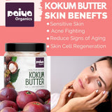 100% Pure Natural Raw Unrefined Kokum Butter - Skin, Hair & DIY Base (100g)