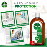 Dettol Antiseptic Disinfectant Liquid - 1L Bottle