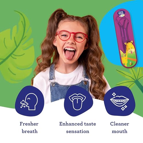 GuruNanda U-Shaped Stainless Steel Tongue Scraper with Travel Case - 2 Pack