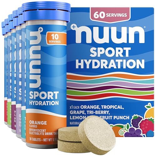 Nuun Sport Electrolyte Tablets - Variety Pack (60 Servings)