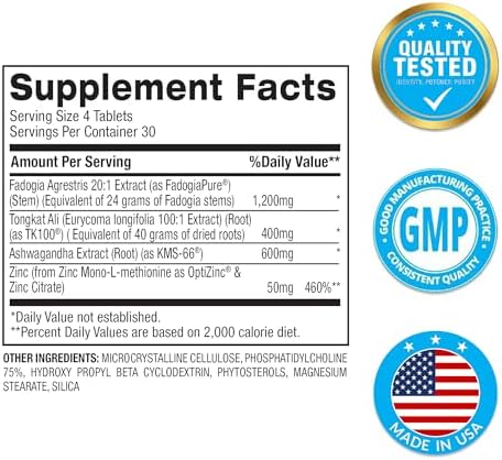 BPI Sports Best Test - Testosterone Booster for Men - Muscle Recovery, Testosterone Support Supplement, Natural Stamina, Energy Increase & Metabolism Support - 30 Servings