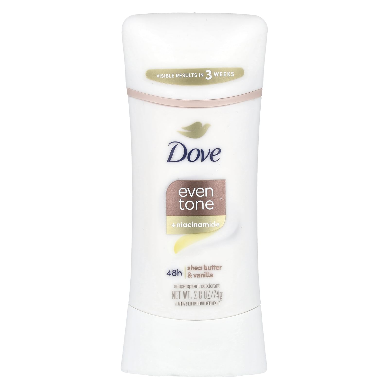 Dove Even Tone + Niacinamide Antiperspirant Deodorant - Shea Butter & Vanilla, 2.6 oz