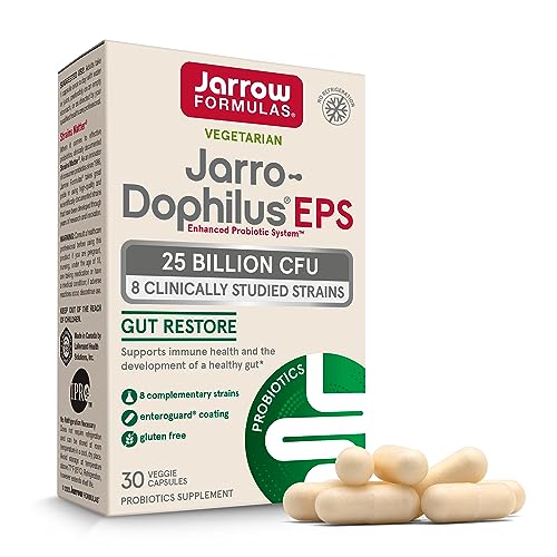 Jarrow Formulas Jarro-Dophilus EPS Probiotic - 25 Billion CFU, 30 Veggie Capsules