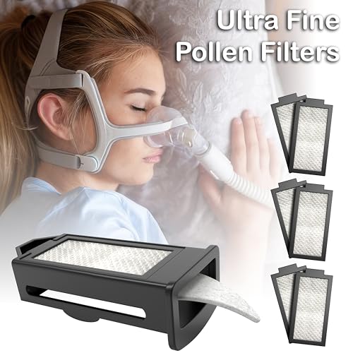 8-Pack Premium CPAP Filters for Philips DreamStation 2 - Disposable & Reusable (2 Pollen, 6 Ultra-Fine)