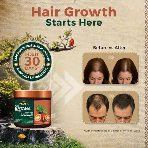 Dabur Amla 100% Raw Batana Oil (120g) - Hair Growth & Repair