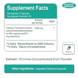 Oladole Natural Tribulus Terrestris Capsules, 1500mg, 120 Count