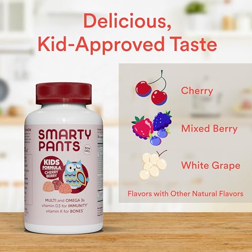 SmartyPants Kids Complete Multivitamin Gummies - Cherry Berry Flavor, 120 Gummies