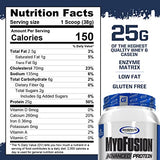 Gaspari Nutrition MyoFusion Advanced Protein Blend Vanilla Ice Cream 4 lbs - Multi-Phase Protein Matrix