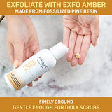 Hyalogic Spa Exfoliating Facial Scrub Cleanser with HA, Amber & Peppermint - 4.58 oz