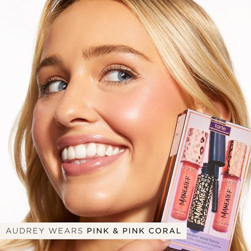 Tarte Viral Maneater Must-Haves Mascara & Blush Trio - Pink & Pink Coral - Travel Size
