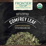 أوراق السنفيتون العضوي (Comfrey Leaves) من فرونتير كواب (Frontier Co-op) - مجففة للاستخدام الخارجي - 1.27 أونصة