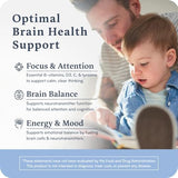 Methylated B Complex Brain Supplement for Focus & Mood | MTHFR Support | L-Methylfolate & Methyl-B12