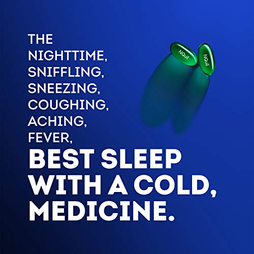 Vicks NyQuil Cold & Flu Relief LiquiCaps (48 Count) - Nighttime Multi-Symptom