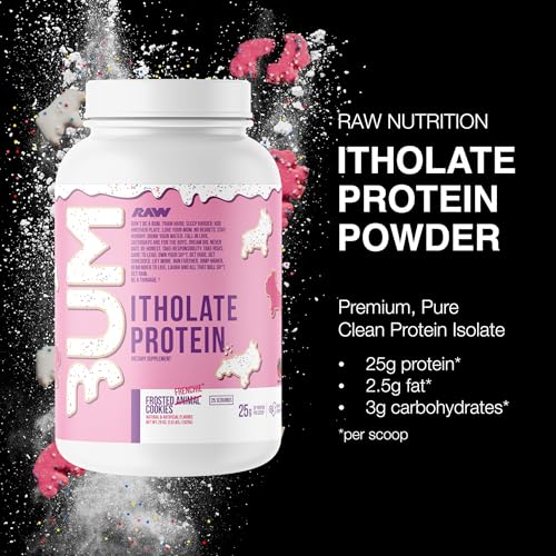 RAW CBUM Isolate Protein Powder - Gingerbread (825g, 25 Servings)