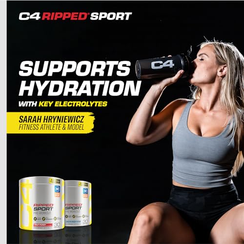 Cellucor C4 Ripped Sport Pre-Workout Powder – Fat Burning Formula for Energy & Focus, 30 Servings