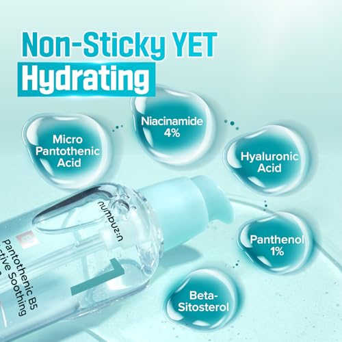 numbuzin No.1 Pantothenic B5 Active Soothing Serum – Hydrating & Calming Formula for Dry, Combination Skin