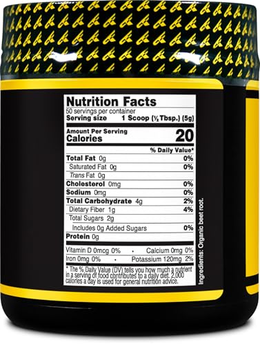 Primaforce Organic Beet Root Powder 250g Unflavored - Pure Antioxidants & Nutrients Boost