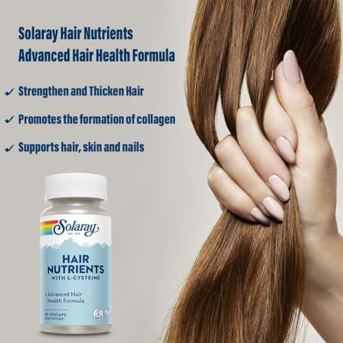 Solaray Hair Nutrient, 60 Vegetable Capsules