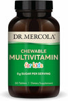 <h3>Dr. Mercola فيتامينات متعددة قابلة للمضغ للأطفال - نكهة البرتقال الطبيعية - ٦٠ قرص، ٠ جرام سكر</h3>