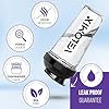 -2 Pack- 28 oz Protein Shaker Bottles for Protein Mixes - 2x Wire Whisk | Leak Proof Shaker Cups for Protein Shakes | Protein Shaker Bottle Pack | Shakers for Protein Shakes-Black&Transparent