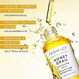 Farmacy Honey Grail Hydrating Face Oil - Anti-Aging Serum for Dry Skin, Fine Lines & Wrinkles with Rosehip & Sea Buckthorn