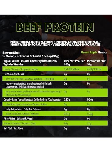 Beef Protein Isolate - Green Apple - (1.8kg)