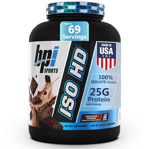 BPI Sports ISO HD Isolate Protein Chocolate Brownie - 69 Servings