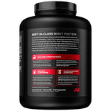 Muscletech NitroTech Whey Protein Powder - Ultimate Muscle Building Formula with Whey Isolate & Peptides - 30g Protein, 3g Creatine, 6.6g BCAAs - Strawberry Flavor, 4 lbs