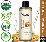 Organic Apricot Kernel Oil - Pure Cold-Pressed Carrier Oil (220ml)
