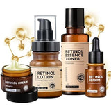 Anti-Aging Retinol Face Cream Set 4PCS - Complete Skincare Routine for Youthful Skin