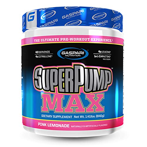 Gaspari Nutrition SuperPump Max Pink Lemonade - Pre-Workout Pump Enhancer