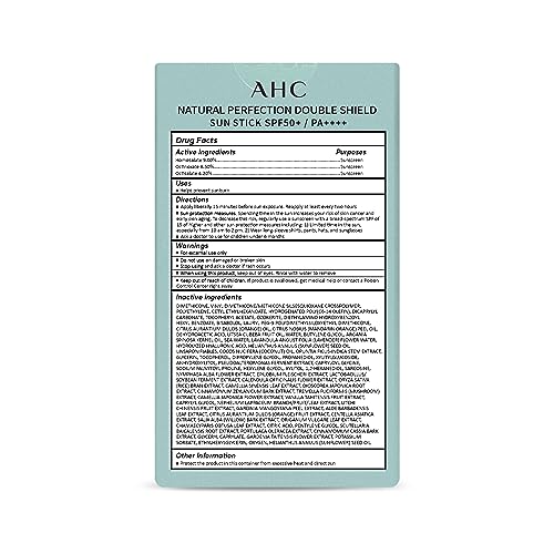 AHC Natural Perfection Double Shield Sun Stick SPF50+ PA++++ 22g