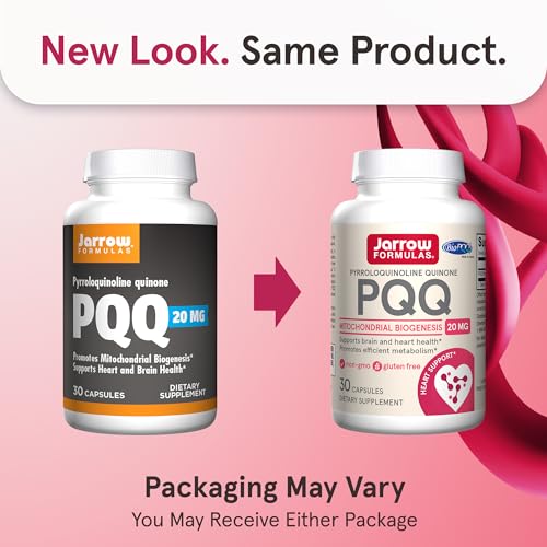 Jarrow Formulas PQQ: 20mg Pyrroloquinoline Quinone (30 Capsules)