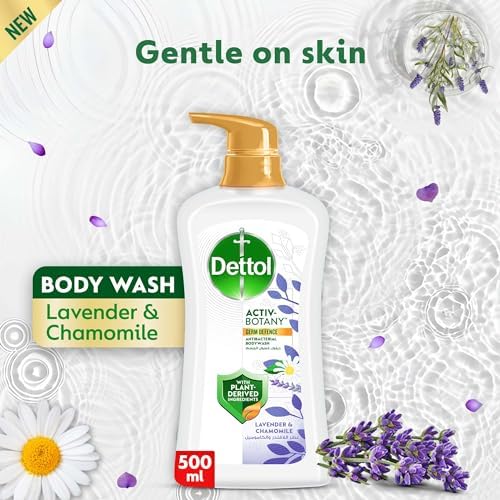 Dettol Activ-Botany Antibacterial Body Wash - Lavender & Chamomile - 500ml