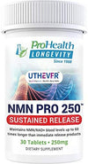 ProHealth Longevity NMN Pro ٢٥٠: NMN م Released بجرعة مستدامة و بجودة صيدلانية