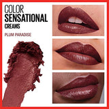 Maybelline Color Sensational Lipstick - Plum Paradise, Hydrating Cream Finish, 1 Count