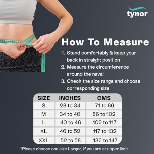 TYNOR Abdominal Support Belt - Large, Grey