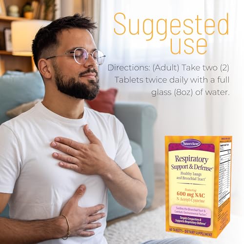 Nature's Secret Respiratory Support - NAC, Fenugreek & Marshmallow Tablets