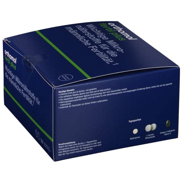 Orthomol Fertil Plus - Premium Fertility Support Supplement, 30-Day Supply