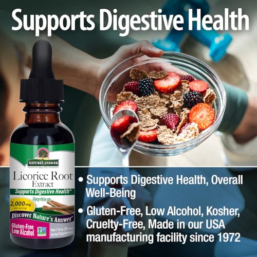 Nature's Answer Alcohol-Free Licorice Root Extract - 2000mg