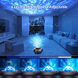SKY-TOUCH Galaxy Star Projector 3 in 1 - Bluetooth Night Light with 10 Colors, Timer, Remote Control, and Rechargeable Battery for Bedroom and Living Room