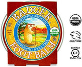 Badger Foot Balm - Peppermint & Tea Tree - Soothing Relief for Tired Feet