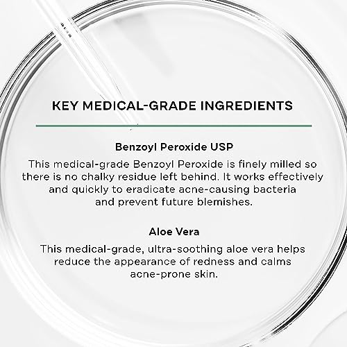 Replenix Benzoyl Peroxide 10% Acne Wash with Aloe Vera - 6.7 Fl Oz