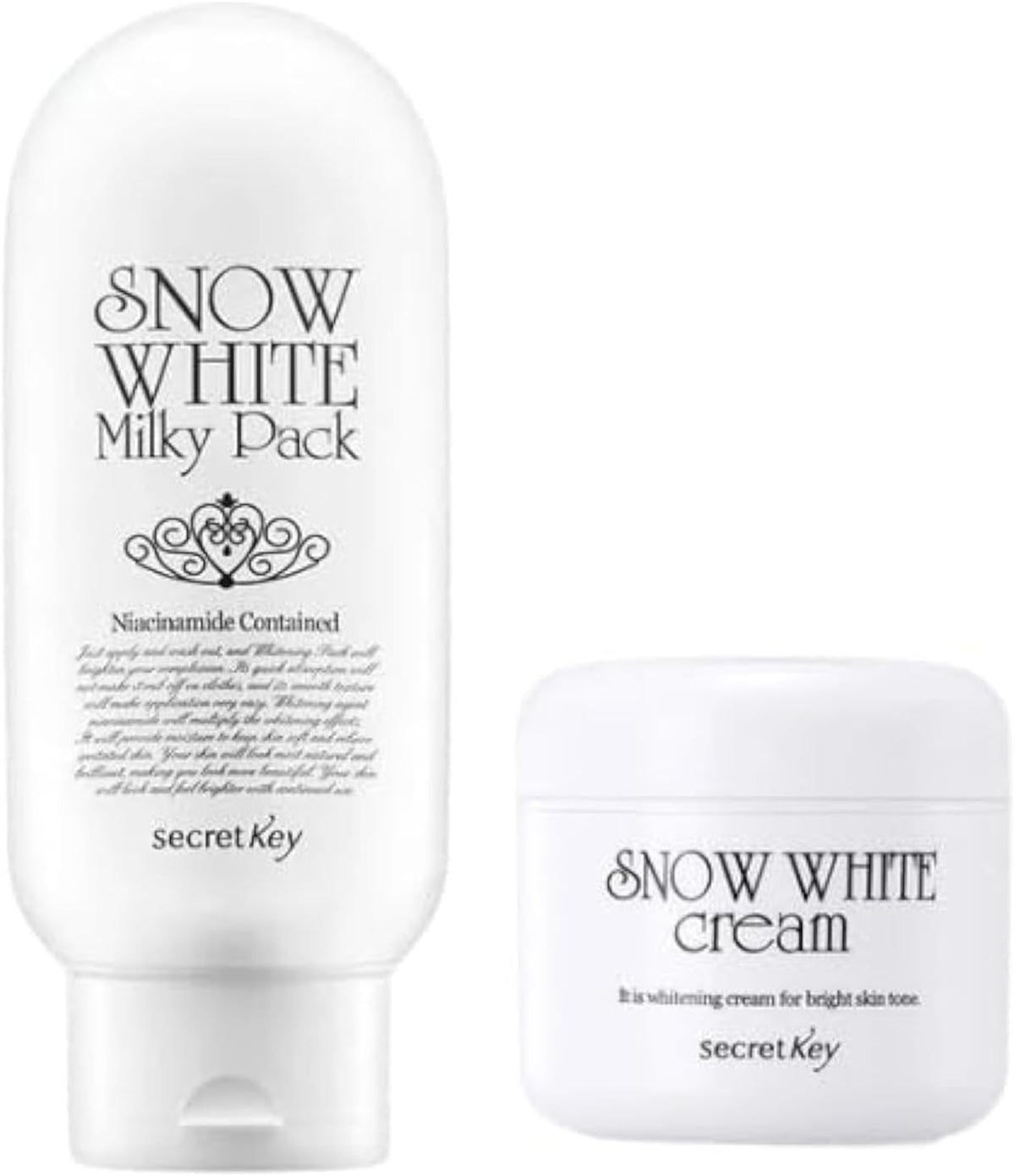 Secret Key Snow White Cream & Milky Pack Set