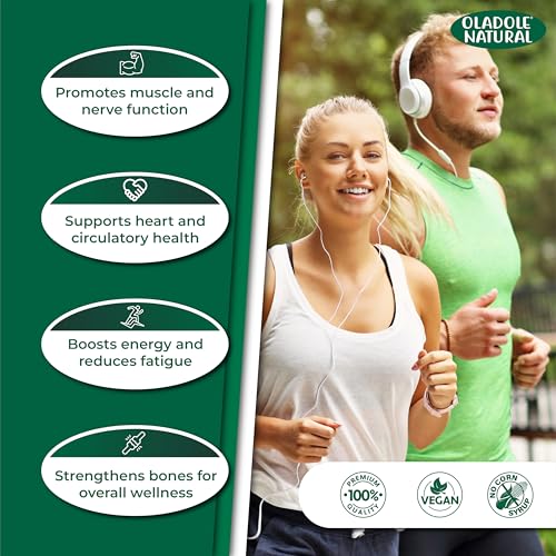 Oladole Natural Magnesium Citrate 420mg - 120 Tablets for Sleep, Relaxation & Muscle Support