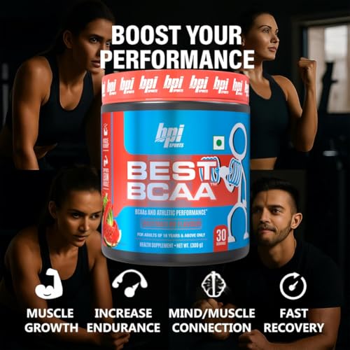 BPI Sports Best BCAA Powder - Muscle Recovery & Endurance (Watermelon Ice, 300g)